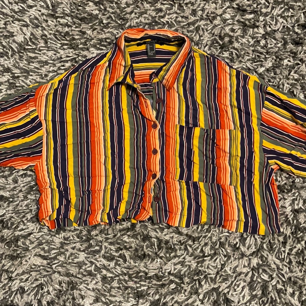 Women’s Striped crop top